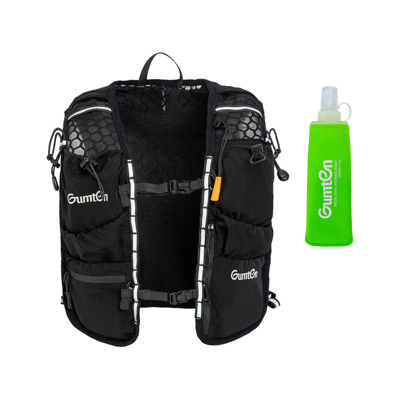 Load image into Gallery viewer, Gumten Trail Hydration Running Vest Compatible with Soft Flasks/Water Bottles and Hydration Water Bladder
