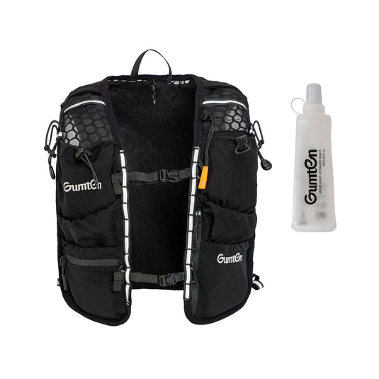 Gumten Trail Hydration Running Vest Compatible with Soft Flasks/Water Bottles and Hydration Water Bladder