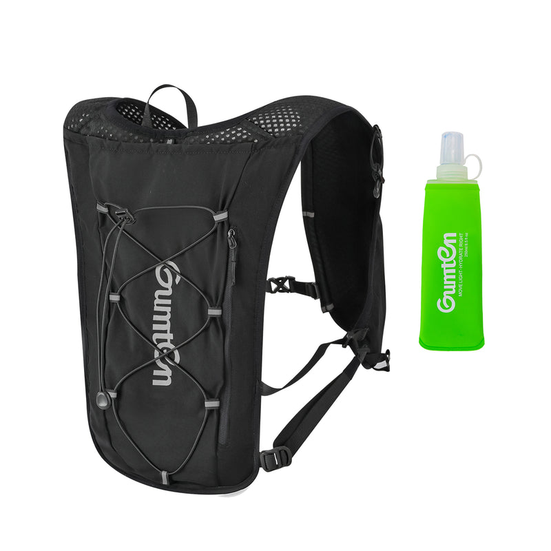 Load image into Gallery viewer, Gumten Lightweight Breathable Durable Hydration Vest - Unisex Running Hiking Outdoor Vest with Water Bottle Holder &amp; Reflective Strips
