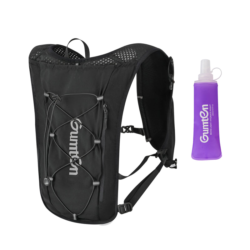 Load image into Gallery viewer, Gumten Lightweight Breathable Durable Hydration Vest - Unisex Running Hiking Outdoor Vest with Water Bottle Holder &amp; Reflective Strips
