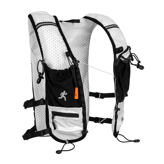 Gumten Marathon Trail Running Hydration Backpack Vest - Unisex Lightweight Nylon Vest Multi-Pocket Storage