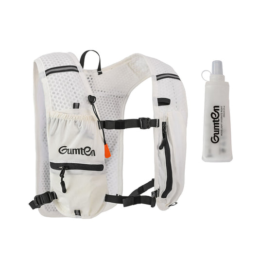 Gumten Trail Running Jogging Hydration Vest Waterproof Lightweight Vest with Water Bottle Holder & Phone Pocket