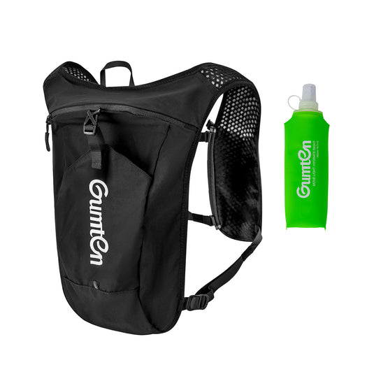 Gumten Hydration Vest for Trail Running, Marathon, Jogging Hydration Backpack with Water Flask