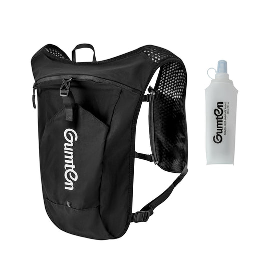 Gumten Hydration Vest for Trail Running, Marathon, Jogging Hydration Backpack with Water Flask