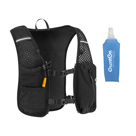 Gumten Hydration Vest for Trail Running, Marathon, Jogging Hydration Backpack with Water Flask