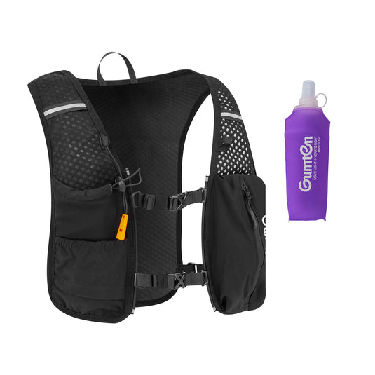 Gumten Hydration Vest for Trail Running, Marathon, Jogging Hydration Backpack with Water Flask