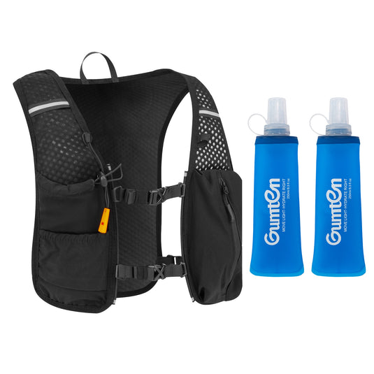 Gumten Outdoor Hydration Backpack Running Water Backpack Walking Lightweight Camping Hydration Pack for Hiking Sports Cycling