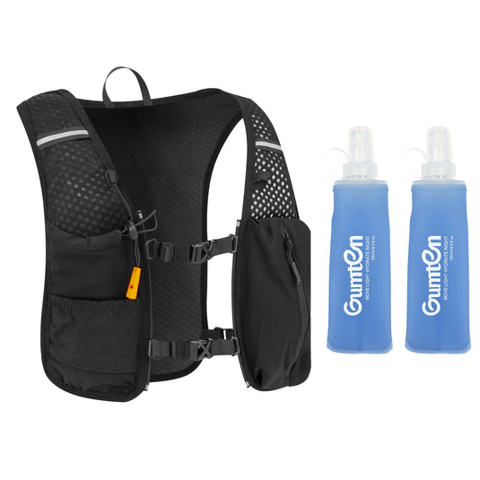 Gumten Outdoor Hydration Backpack Running Water Backpack Walking Lightweight Camping Hydration Pack for Hiking Sports Cycling