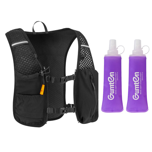Gumten Outdoor Hydration Backpack Running Water Backpack Walking Lightweight Camping Hydration Pack for Hiking Sports Cycling