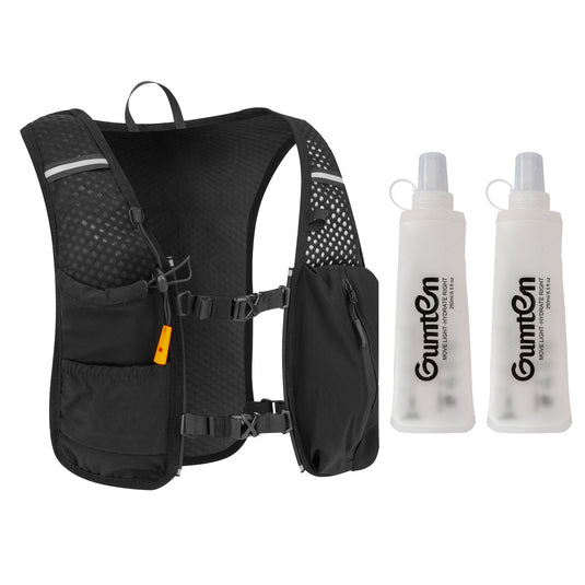 Gumten Outdoor Hydration Backpack Running Water Backpack Walking Lightweight Camping Hydration Pack for Hiking Sports Cycling