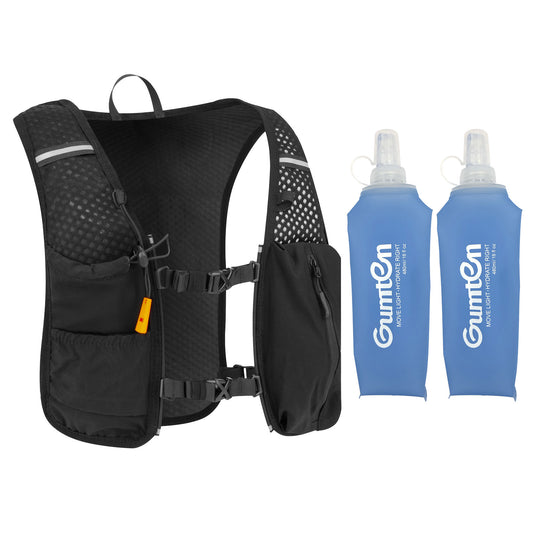 Gumten Hot Style Waterproof Backpack Big Capacity Running Hydration Vest Hiking and Camping for Professional Enthusiast