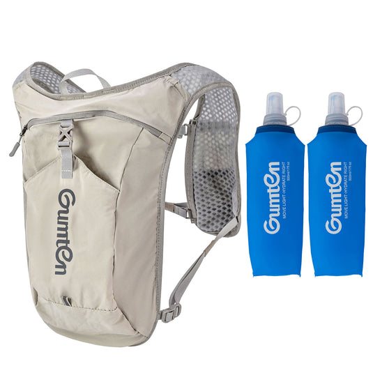 Gumten Outdoor Riding Hiking Running Hydration Vest Waterproof Jogging Water Bottle Lightweight Hiking Vest Running Vest Factory
