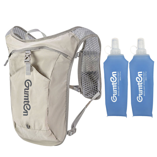 Gumten Outdoor Riding Hiking Running Hydration Vest Waterproof Jogging Water Bottle Lightweight Hiking Vest Running Vest Factory