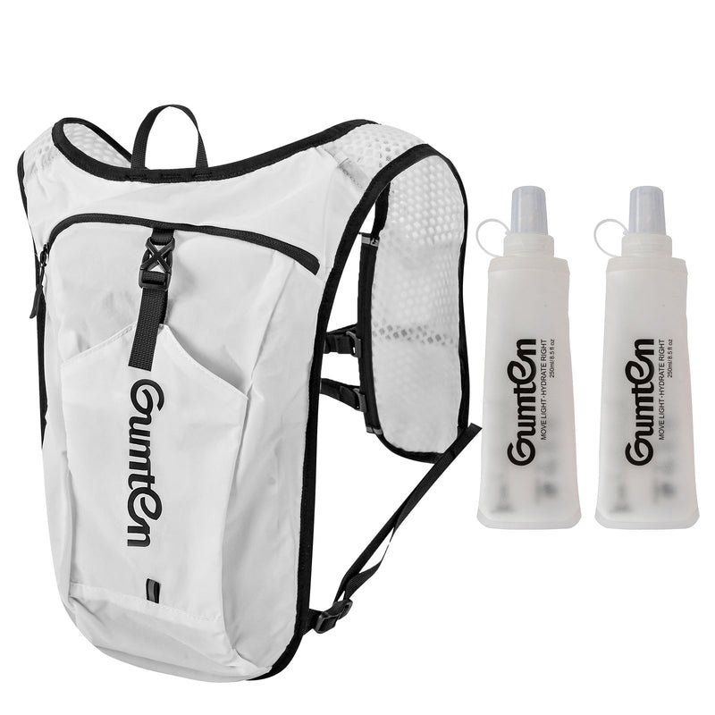Load image into Gallery viewer, Gumten Trail Running Hydration Packs with 2 250ml Water Bottles Cycling Hydration Backpack for Biking
