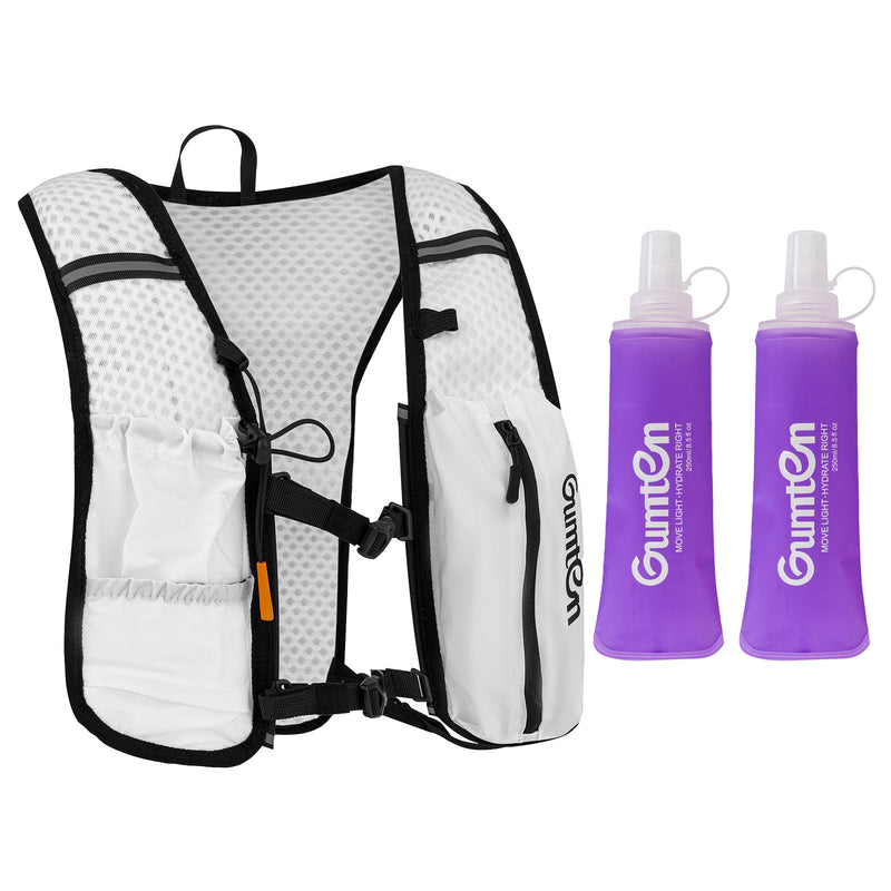 Load image into Gallery viewer, Gumten Trail Running Hydration Packs with 2 250ml Water Bottles Cycling Hydration Backpack for Biking
