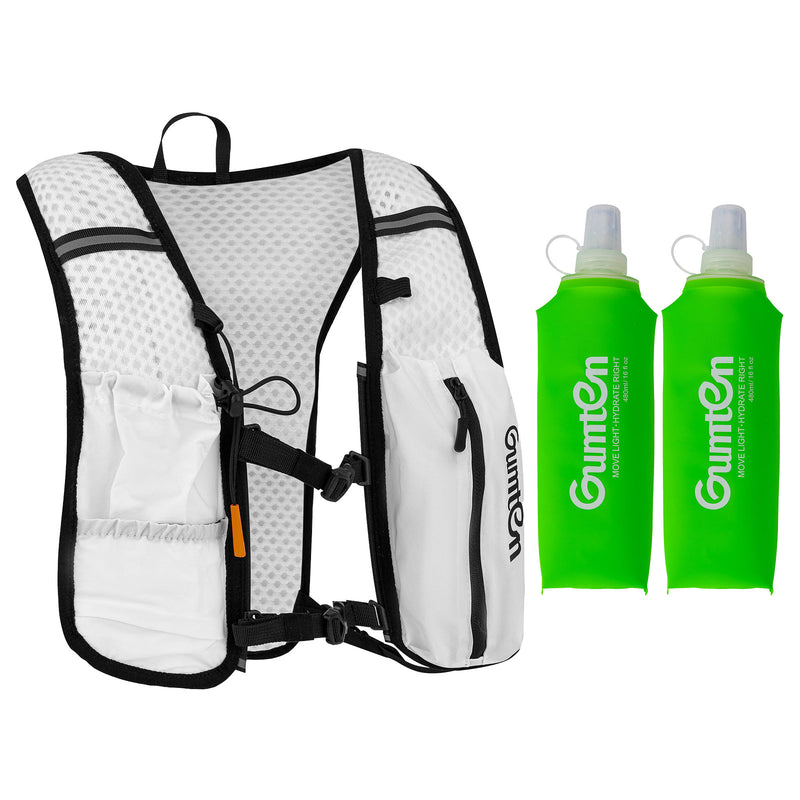Load image into Gallery viewer, Gumten Hiking Cycling 480ML Water Bottle Lightweight Nylon Running Vest Storage Phone Holder Hydration Running Vest for Outdoor Sports
