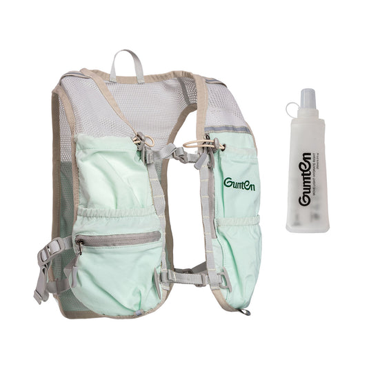 Gumten Hydrated Backpack, Running Vest, paired with a 250ML Water Bottle Hiking Backpack, Suitable for Running, Hiking, Marathon, and Both Men and Women