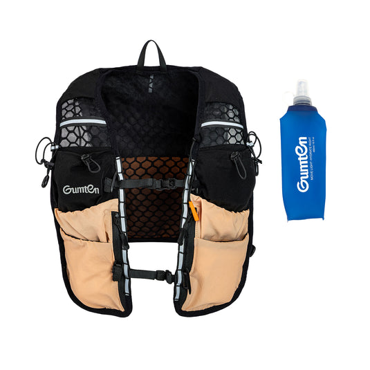 Running Hydration Vest for Women and Men. Lightweight, 8 Pockets, Quick Dry, Breathable, Adjustable Backpack for Run, Hiking, Cycling, Trails, Marathons