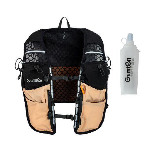Running Hydration Vest for Women and Men. Lightweight, 8 Pockets, Quick Dry, Breathable, Adjustable Backpack for Run, Hiking, Cycling, Trails, Marathons