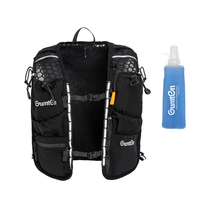 Load image into Gallery viewer, Gumten Trail Hydration Running Vest Compatible with Soft Flasks/Water Bottles and Hydration Water Bladder

