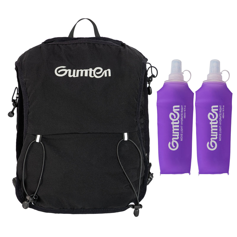 Load image into Gallery viewer, Gumten Running Vest for Women Men, Lightweight 480ML Hydration Backpack with Phone Pocket, Hydration Pack with Water Bladder for Hiking Trail
