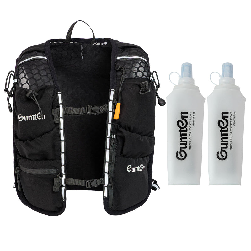 Load image into Gallery viewer, Gumten Running Vest for Women Men, Lightweight 480ML Hydration Backpack with Phone Pocket, Hydration Pack with Water Bladder for Hiking Trail

