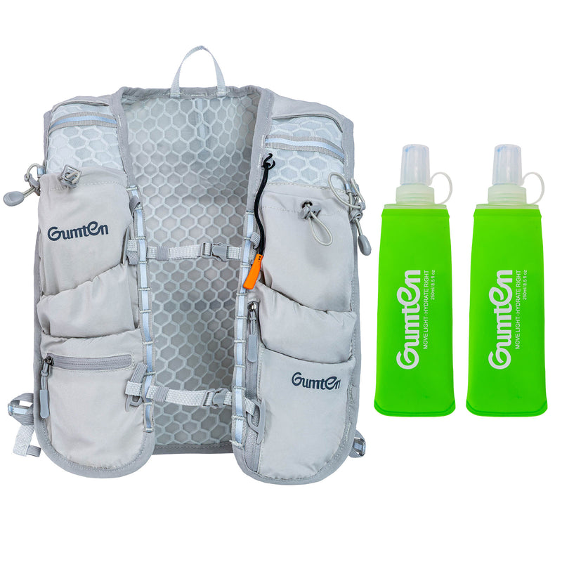 Load image into Gallery viewer, Lightweight Running Vest for Women Men, Adjustable Chest Straps Running Hydration Vest with 2 250ML Water Bottle for Hiking Trail Running Cycling Race Marathon
