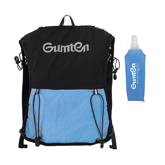 Fitness Gumten Running Vest with 480ML Soft Flasks – 8 Pockets, Lightweight, Breathable Hydration Vest – Premium, Secure, Comfort & Style for Training, Trails, Marathons & Everyday Runs