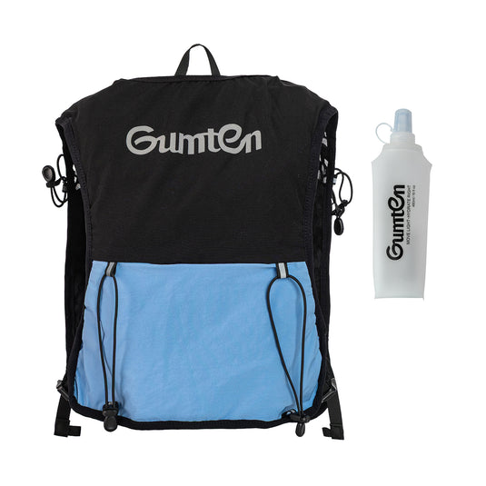 Fitness Gumten Running Vest with 480ML Soft Flasks – 8 Pockets, Lightweight, Breathable Hydration Vest – Premium, Secure, Comfort & Style for Training, Trails, Marathons & Everyday Runs