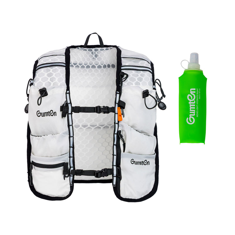 Load image into Gallery viewer, Quick Dry Running Hydration Vest with 480ML Water Bottle for Men Women, Reflective Lightweight Water Backpack for Race
