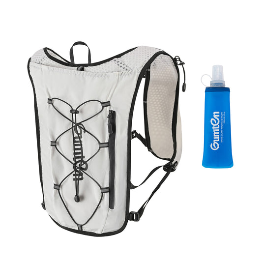Premium Multi-Sport Hydration Vest - Breathable Sweat-Resistant Running Hiking Vest with Water Bottle Holder & Storage Bag