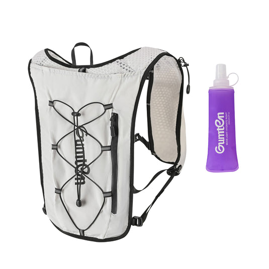 Premium Multi-Sport Hydration Vest - Breathable Sweat-Resistant Running Hiking Vest with Water Bottle Holder & Storage Bag