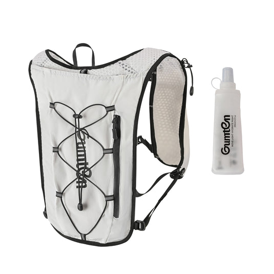 Premium Multi-Sport Hydration Vest - Breathable Sweat-Resistant Running Hiking Vest with Water Bottle Holder & Storage Bag
