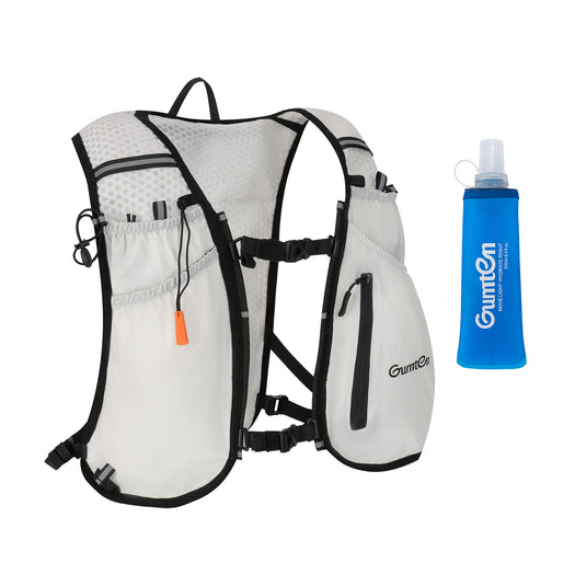 Premium Multi-Sport Hydration Vest - Breathable Sweat-Resistant Running Hiking Vest with Water Bottle Holder & Storage Bag
