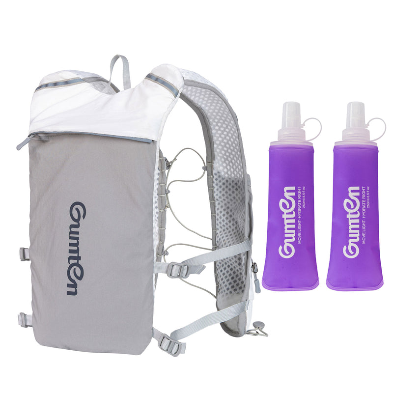Load image into Gallery viewer, Outdoor Custom Hydration Vest Backpack - Lightweight Waterproof Running Hiking Vest with Water Bottle Pocket &amp; Reflective Strips
