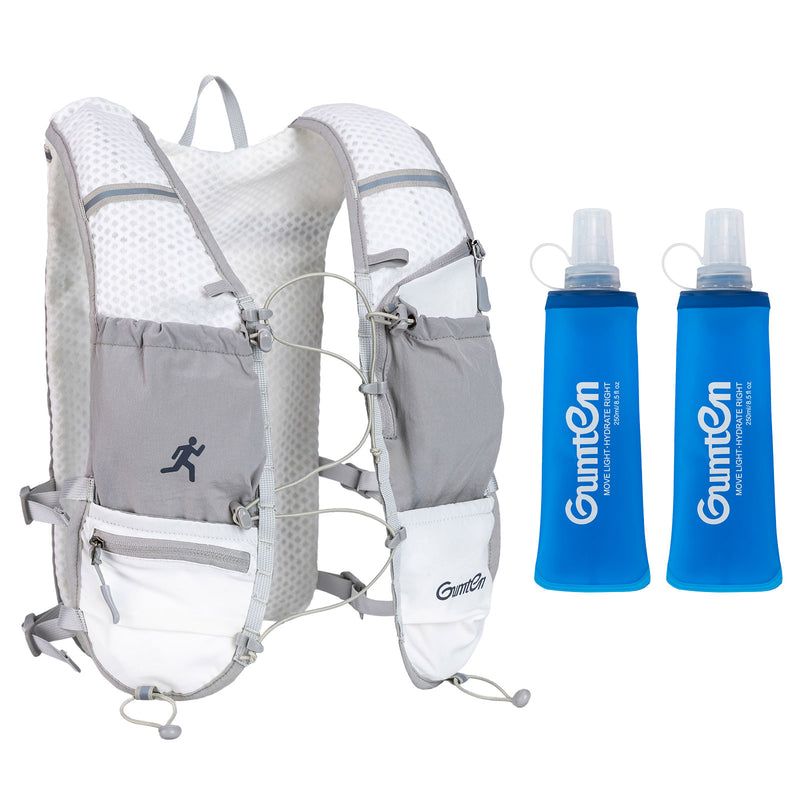 Load image into Gallery viewer, Outdoor Custom Hydration Vest Backpack - Lightweight Waterproof Running Hiking Vest with Water Bottle Pocket &amp; Reflective Strips
