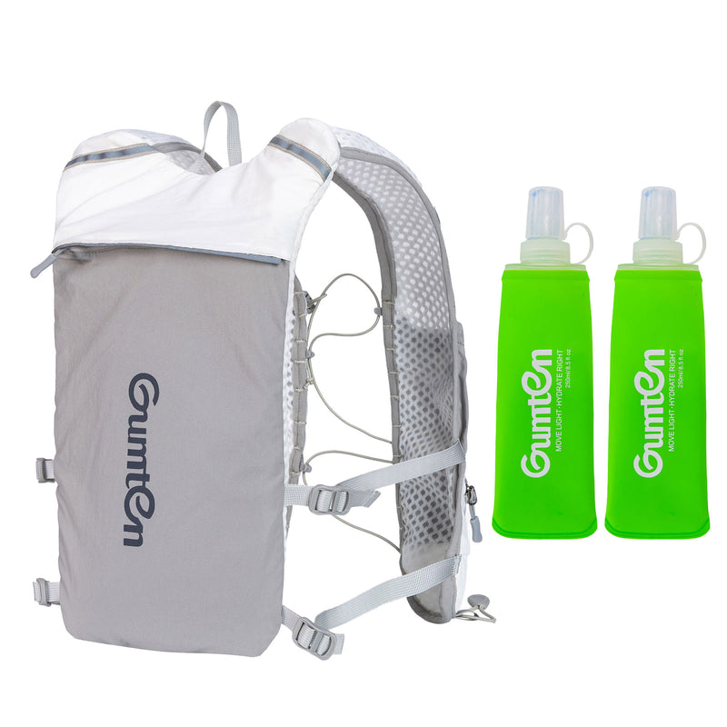 Load image into Gallery viewer, Outdoor Custom Hydration Vest Backpack - Lightweight Waterproof Running Hiking Vest with Water Bottle Pocket &amp; Reflective Strips
