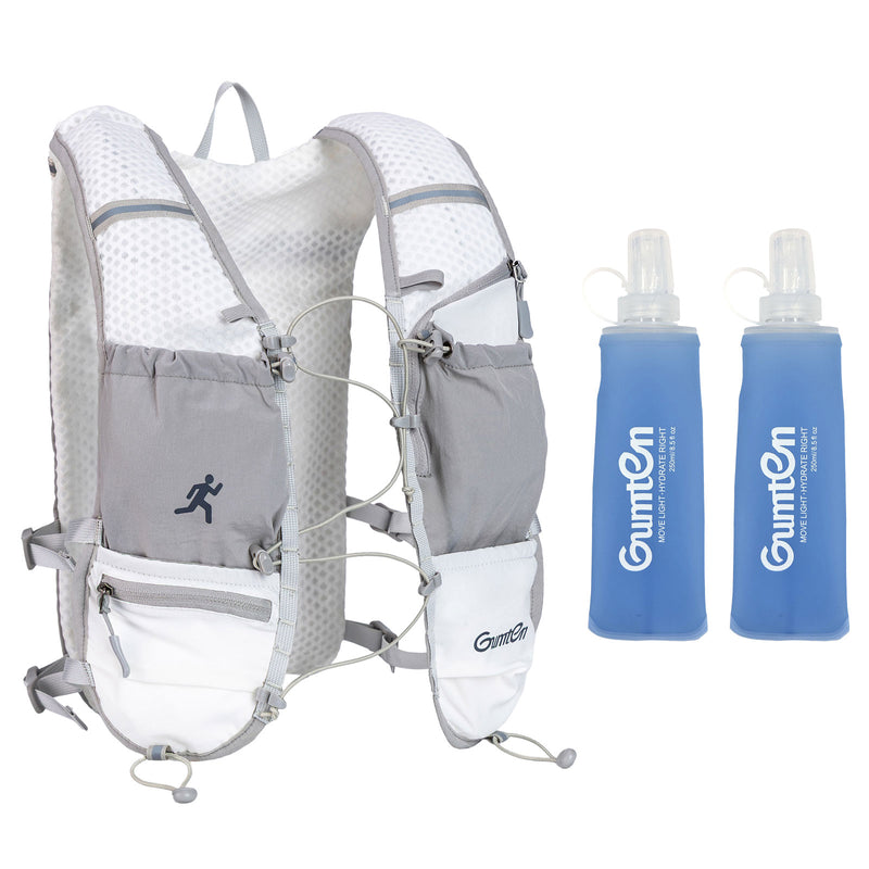 Load image into Gallery viewer, Outdoor Custom Hydration Vest Backpack - Lightweight Waterproof Running Hiking Vest with Water Bottle Pocket &amp; Reflective Strips
