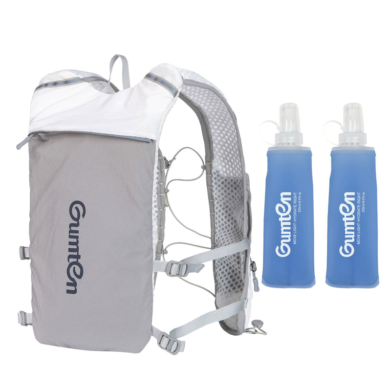 Load image into Gallery viewer, Outdoor Custom Hydration Vest Backpack - Lightweight Waterproof Running Hiking Vest with Water Bottle Pocket &amp; Reflective Strips
