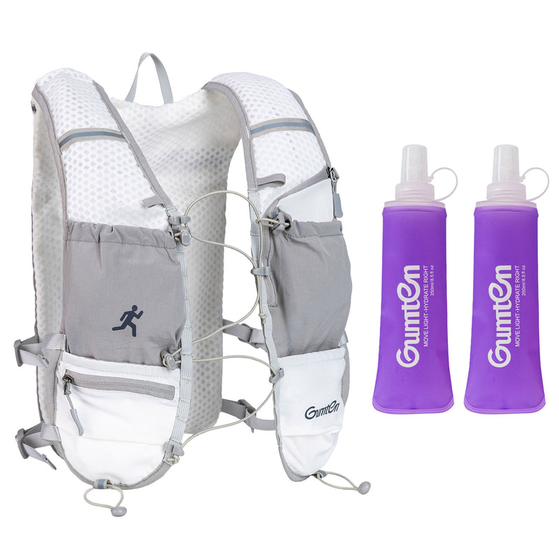 Load image into Gallery viewer, Outdoor Custom Hydration Vest Backpack - Lightweight Waterproof Running Hiking Vest with Water Bottle Pocket &amp; Reflective Strips

