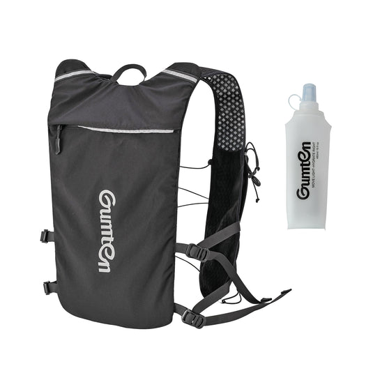 Gumten Outdoor Sports Custom Hydration Vest - Breathable Sweat-Resistant Running Cycling Vest with Water Bottle Holder