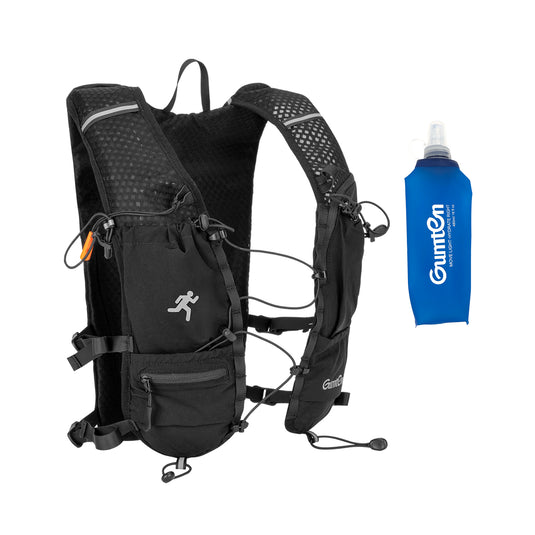 Gumten Outdoor Sports Custom Hydration Vest - Breathable Sweat-Resistant Running Cycling Vest with Water Bottle Holder