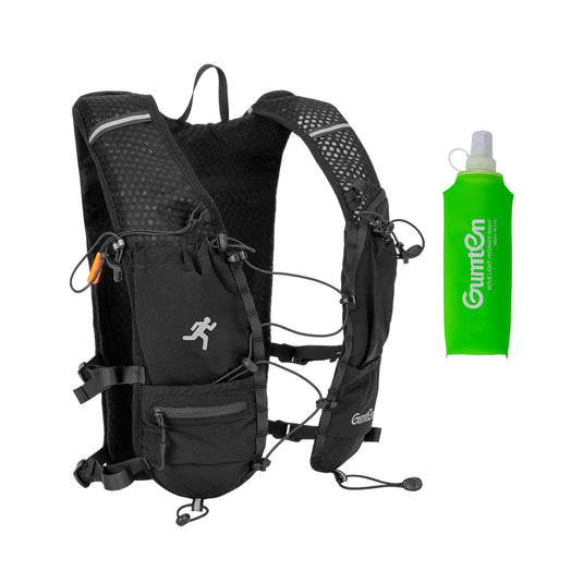 Gumten Outdoor Sports Custom Hydration Vest - Breathable Sweat-Resistant Running Cycling Vest with Water Bottle Holder
