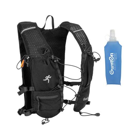 Gumten Outdoor Sports Custom Hydration Vest - Breathable Sweat-Resistant Running Cycling Vest with Water Bottle Holder