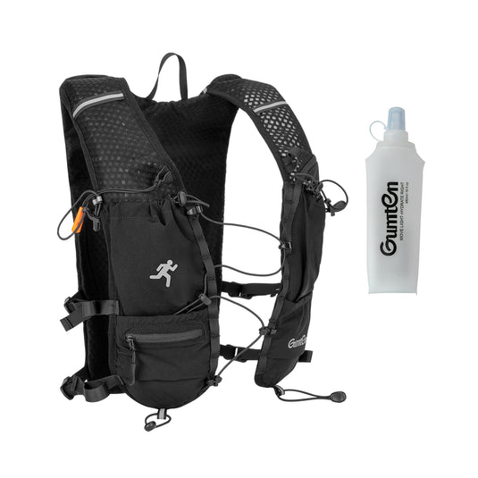 Gumten Outdoor Sports Custom Hydration Vest - Breathable Sweat-Resistant Running Cycling Vest with Water Bottle Holder