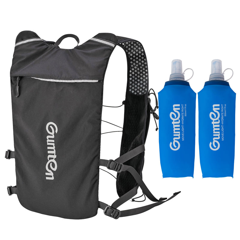 Load image into Gallery viewer, Marathon Trail Running Hydration Backpack Vest - Unisex Lightweight Nylon Vest with Multi-Pocket Storage
