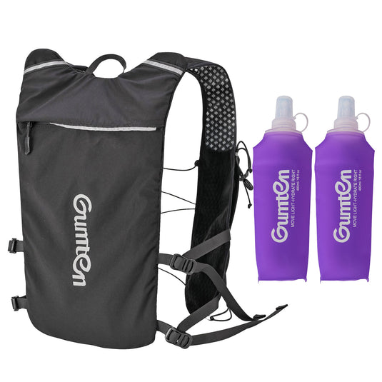 Marathon Trail Running Hydration Backpack Vest - Unisex Lightweight Nylon Vest with Multi-Pocket Storage