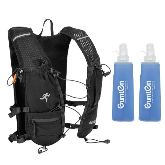 Gumten Hydration Vest - Breathable Sweat-Resistant Lightweight Running Hiking Cycling Vest for Men Women