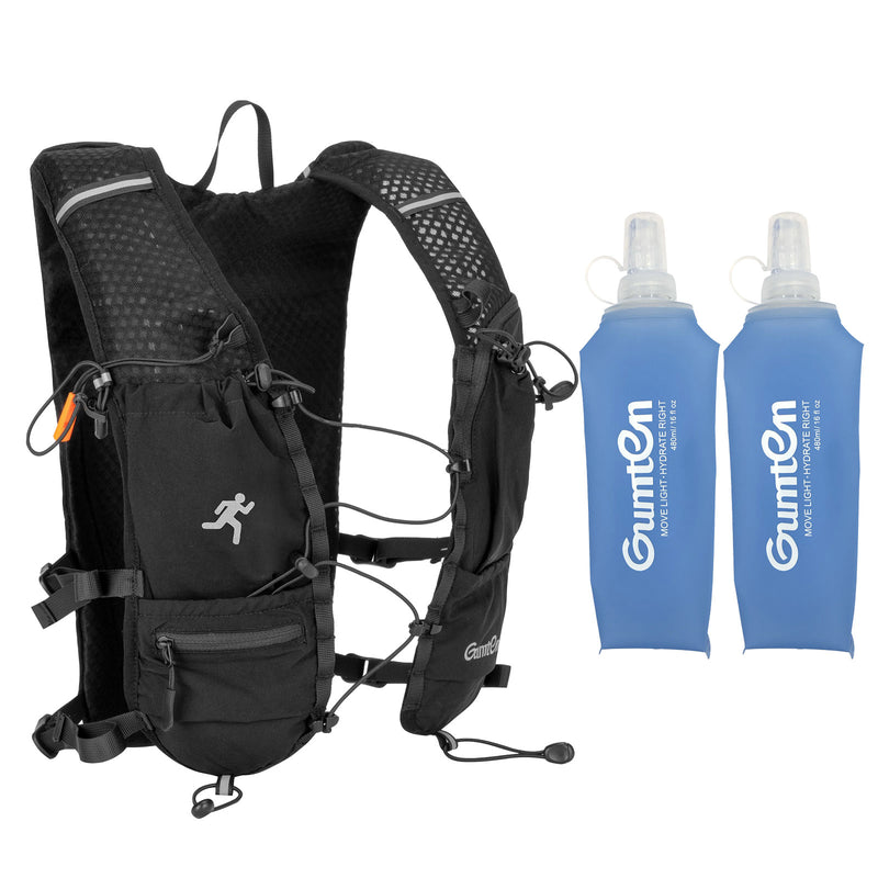 Load image into Gallery viewer, Marathon Trail Running Hydration Backpack Vest - Unisex Lightweight Nylon Vest with Multi-Pocket Storage
