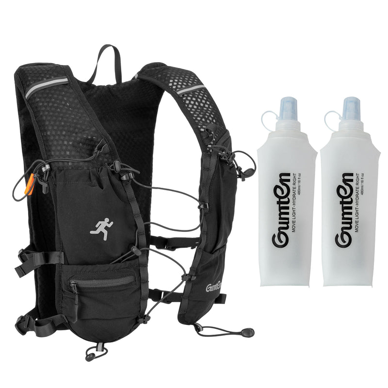 Load image into Gallery viewer, Marathon Trail Running Hydration Backpack Vest - Unisex Lightweight Nylon Vest with Multi-Pocket Storage
